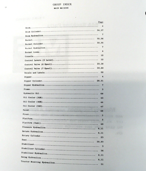 Massey Ferguson 54A Backhoe Parts Manual for 30B 30 Catalog Book Assembly - Image 2