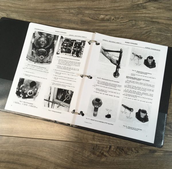 Massey Ferguson MF 31 Tractor Service Manual Repair Shop Technical Workshop - Image 4