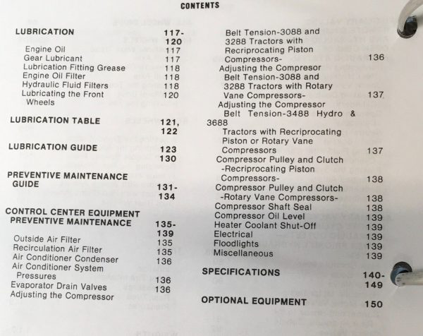 International 3488 Hydro Tractor Service Parts Operators Manual Set Repair Shop - Image 7