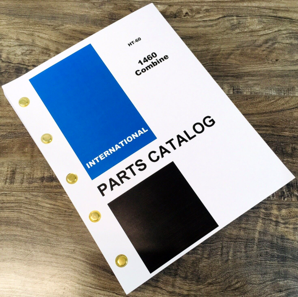International 1460 Combine Parts Manual Catalog Book Assembly Schematic HT-60