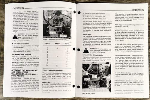 Oliver 60 Row Crop Tractor Operator's Manual - Owners Book, Maintenance & Adjustments, Peaceful Creek