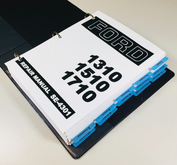Ford 1310 1510 1710 Tractor Service Parts Manual Set Repair Shop Workshop Books - Image 8