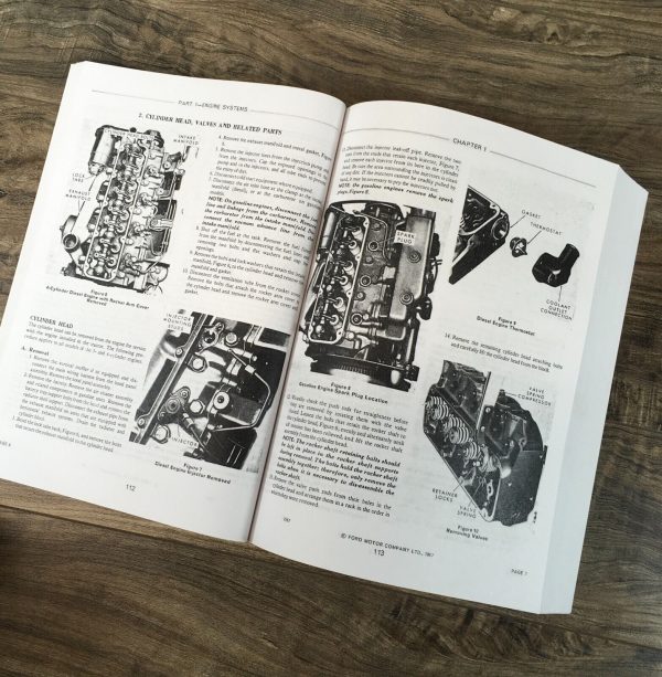 Ford 2110 LCG 4100 GP 4200 RC Tractor Service Repair Shop Manual Workshop Books - Image 7