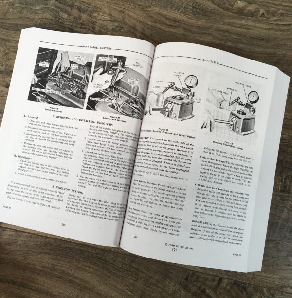 Ford 2110 LCG 4100 GP 4200 RC Tractor Service Repair Shop Manual Workshop Books - Image 8