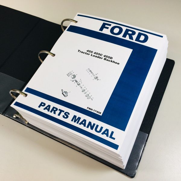 Ford 455 Tractor Loader Backhoe Service Repair Manual Parts Catalog Operator Set - Image 4