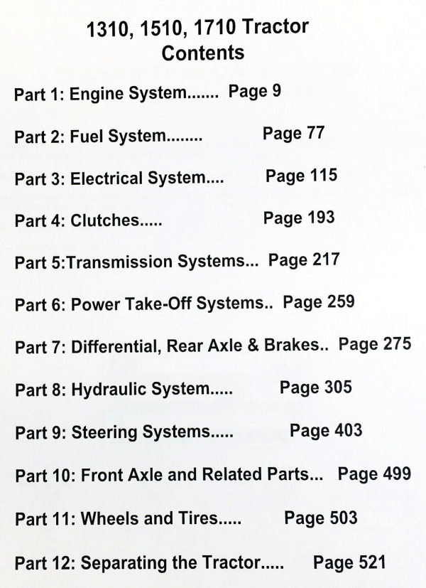 Ford 1510 Tractor Service Parts Operators Manual Owners Repair Shop Set Workshop - Image 2