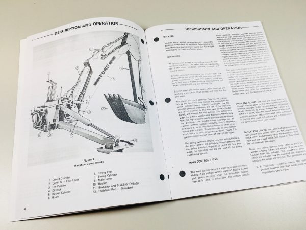 Ford 765 19-815 19-817 19-818 19-819 19-821 19-824 Backhoe Service Manual Repair - Image 3