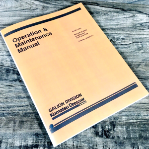 Galion T500C Motor Grader Operators Manual Owners Book Maintenance 07995-10739