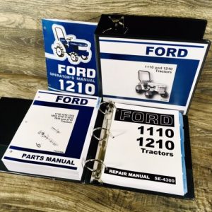 Ford 1210 Tractor Service Parts Operators Manual Owners Repair Shop Set Workshop
