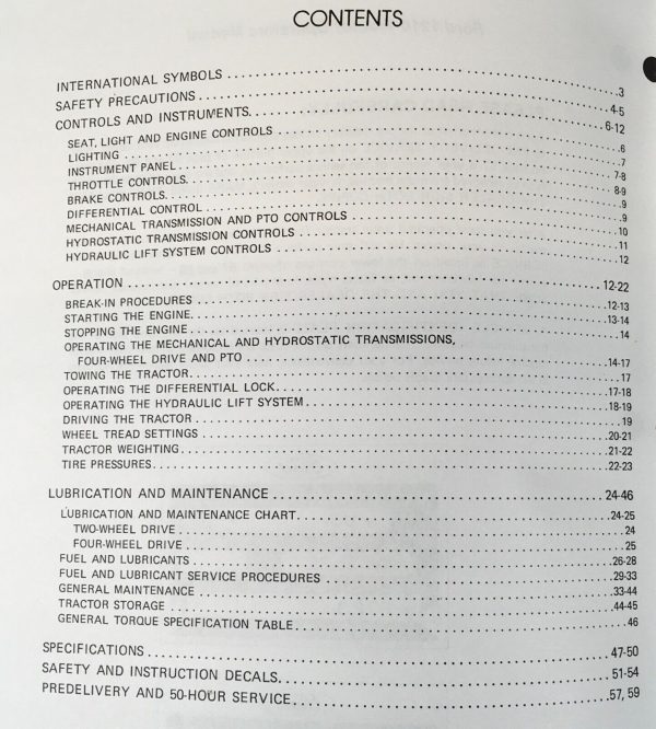 Ford 1210 Tractor Service Parts Operators Manual Owners Repair Shop Set Workshop - Image 2