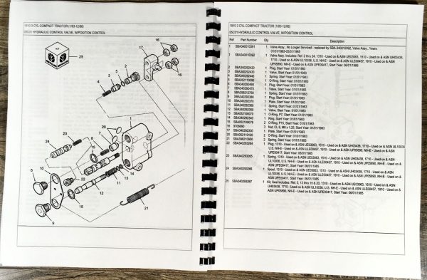 Ford 1910 Tractor Parts Operators Manual Owners Set Catalog Assembly Book - Image 4