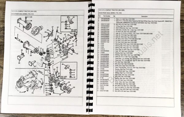 Ford 1910 Tractor Parts Operators Manual Owners Set Catalog Assembly Book - Image 5