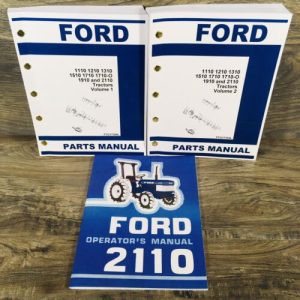 Ford 2110 Tractor Parts Operators Manual Set Catalog Owners Assembly Book