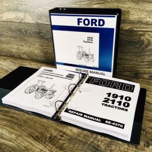 Ford 1910 Tractor Service Parts Manual Repair Shop Set Workshop Catalog Book