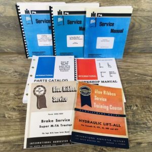 Ih Farmall Super Md Mdv Tractor Service Parts Manual Set Repair Shop Catalog