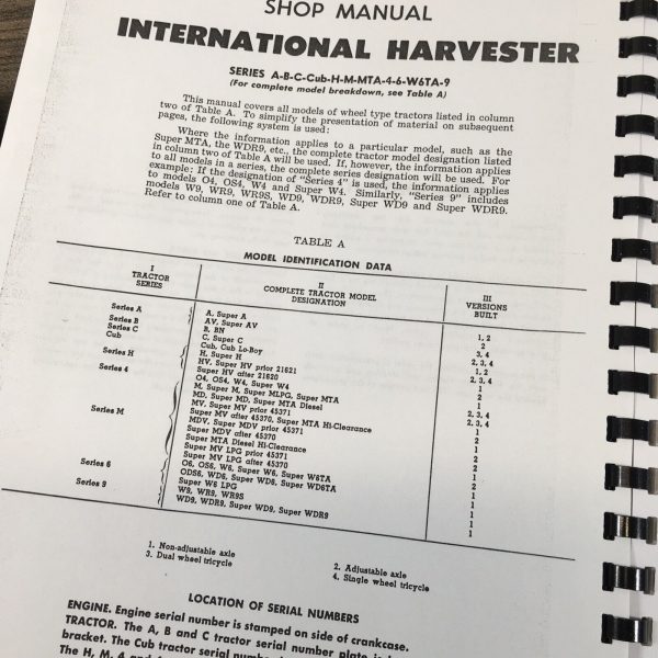 Ih Farmall Super Md Mdv Tractor Service Parts Manual Set Repair Shop Catalog - Image 2