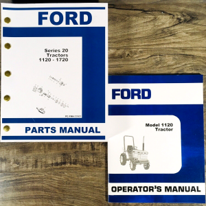 Ford 1120 Tractor Parts Operators Manual Set Catalog Owners Assembly Book
