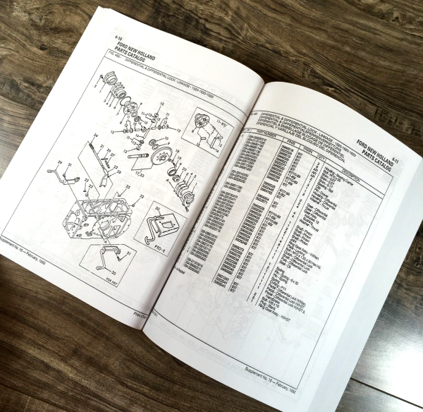 Ford 1120 Tractor Parts Operators Manual Set Catalog Owners Assembly Book - Image 3