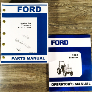 Ford 1520 Tractor Parts Operators Manual Set Catalog Owners Assembly Schematics