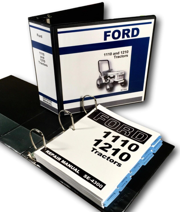 Ford 1110 1210 Tractor Service Manual Repair Shop Technical Workshop Overhaul