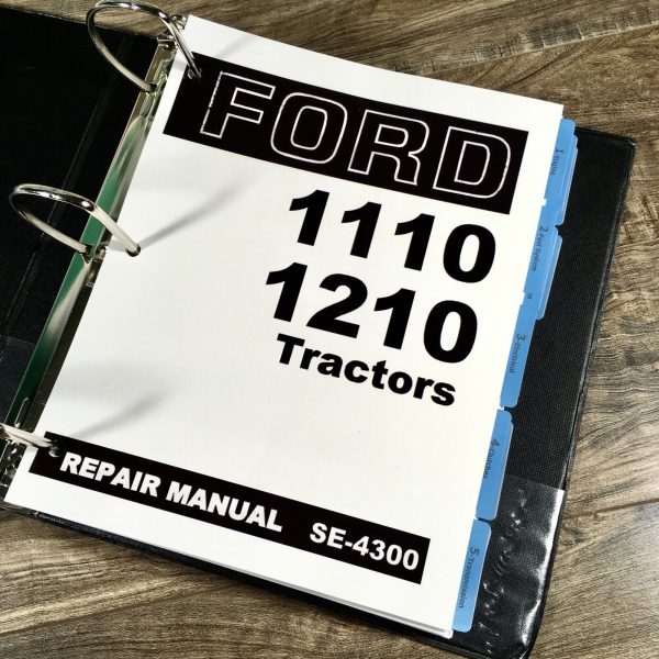 Ford 1110 1210 Tractor Service Manual Repair Shop Technical Workshop Overhaul - Image 2