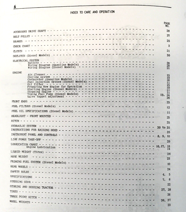 Cockshutt 550 Tractor Operators Manual Owners Book Maintenance Adjustments Lube - Image 2