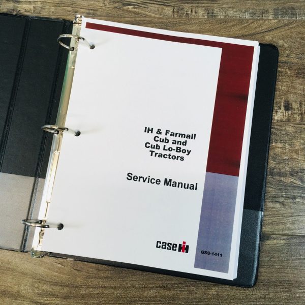 Farmall International Cub Cub Lo-Boy Tractor Service Manual Parts Catalog Book - Image 2