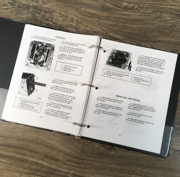 Farmall International Cub Cub Lo-Boy Tractor Service Manual Parts Catalog Book - Image 7