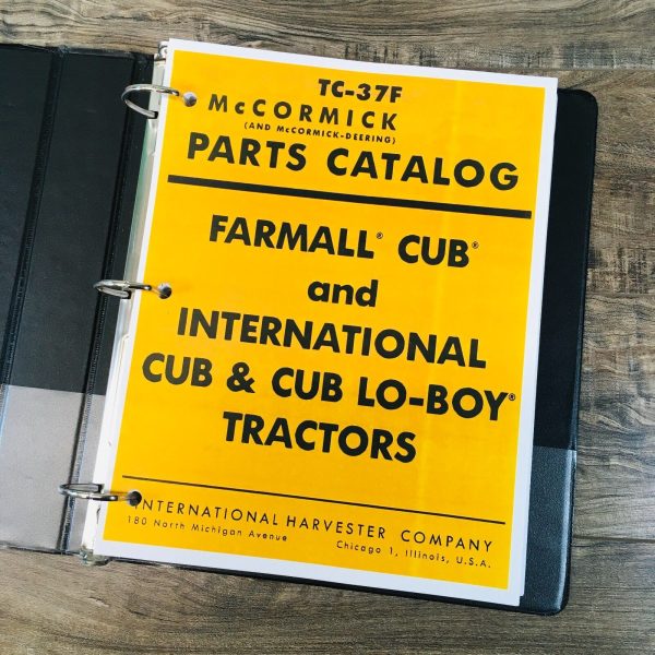 Farmall International Cub Cub Lo-Boy Tractor Service Manual Parts Catalog Book - Image 8