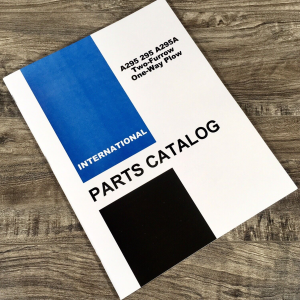 Farmall International 295 A295 A295A Moldboard Plow Parts Manual Catalog Book