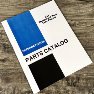 Farmall International 215 Moldboard Plow Parts Manual Catalog Book Assembly