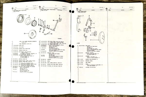 Farmall International 215 Moldboard Plow Parts Manual Catalog Book Assembly - Image 3