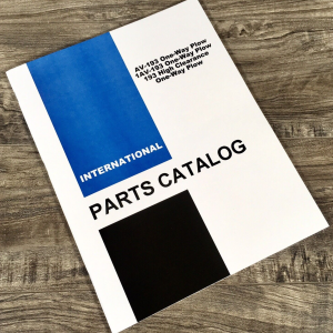 Farmall International AV-193 1AV-193 193 Moldboard Plow Parts Manual Catalog IH