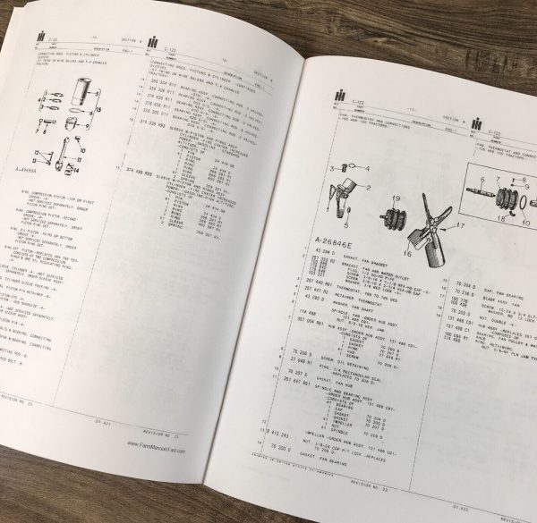 Farmall International 130 Tractor Service Parts Operators Manual Set Repair Shop - Image 12