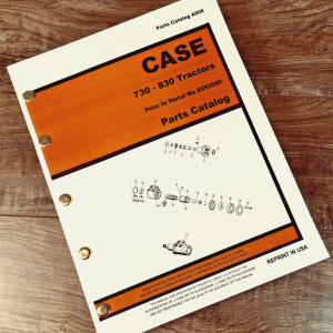 Case 734 744 Grove Tractor Parts Manual Catalog SN Prior To 8253500 Schematics
