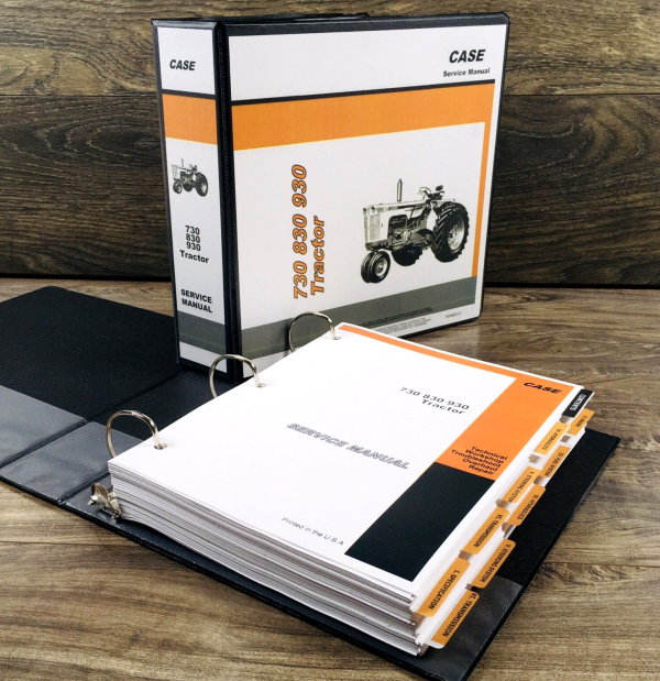 Case 930 Comfort King Tractor Service Manual Repair Shop Book Full Overhaul Book