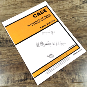 Case Seedmeter Steel Hopper Fertilizer Grain Drill Parts Manual Catalog Assembly
