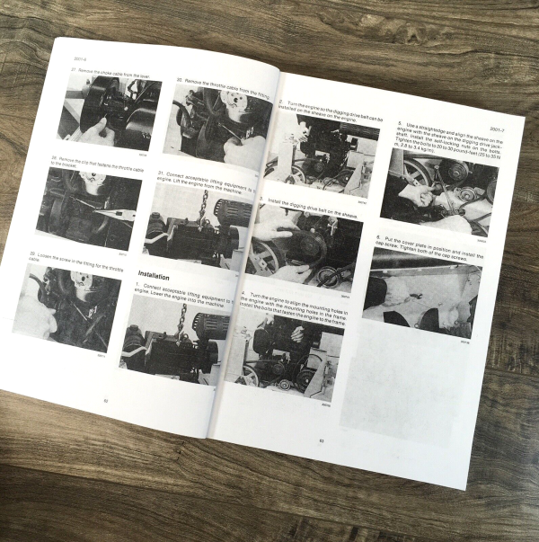 Case TL-100 TL-200 Trencher Service Manual Repair Shop Technical Book Workshop - Image 3