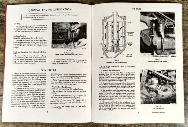 Farmall International Cub and Lo-Boy Tractor Operators Manual Set Maintenance - Image 9