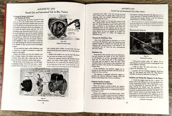 Farmall International Cub and Lo-Boy Tractor Operators Manual Set Maintenance - Image 12