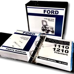 Ford 1110 1210 Tractor Service Parts Manual Repair Shop Set Workshop Catalog