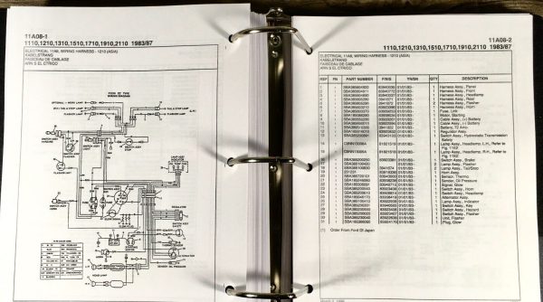 Ford 1110 1210 Tractor Service Parts Manual Repair Shop Set Workshop Catalog - Image 3