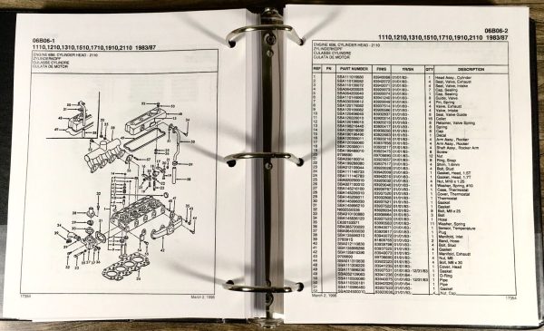 Ford 1110 1210 Tractor Service Parts Manual Repair Shop Set Workshop Catalog - Image 6