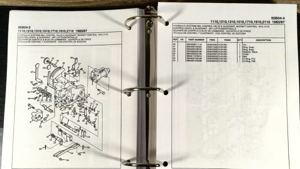 Ford 1110 1210 Tractor Service Parts Manual Repair Shop Set Workshop Catalog - Image 7