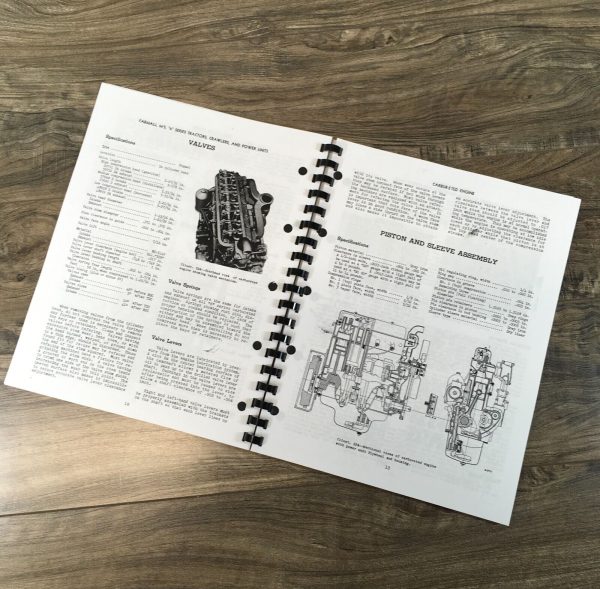 Farmall International MD MDV Tractor Service Parts Operators Manual Set Of 5 - Image 8