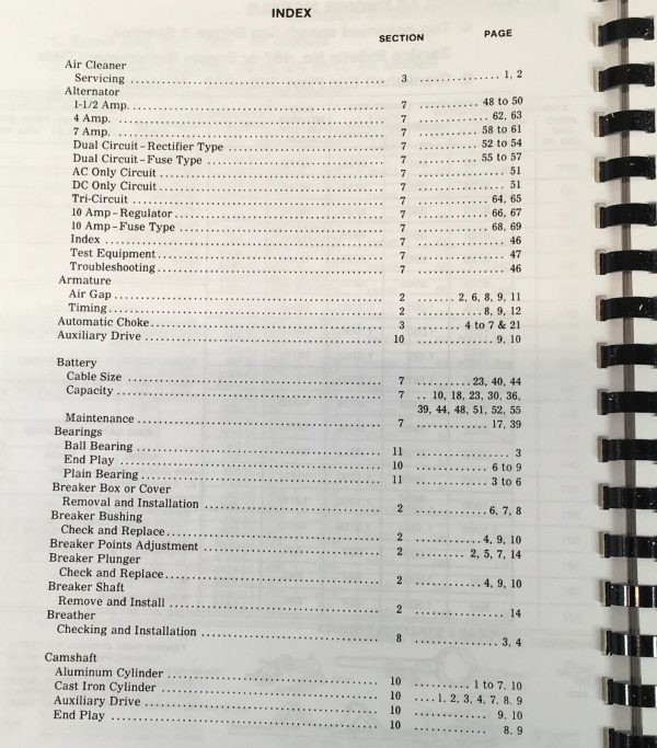 Cub Cadet 805 1015 1020 1105 1110 Lawn Garden Tractor Service Repair Manual Set - Image 7