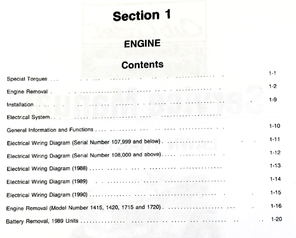 Cub Cadet 1605 1610 Lawn Garden Tractor Service Manual Set Repair Shop Book - Image 5