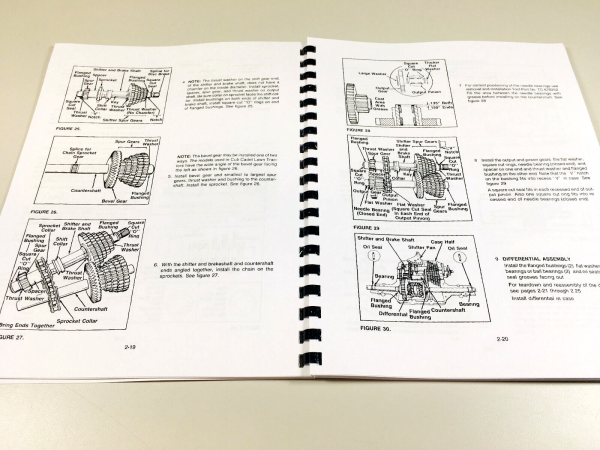Cub Cadet 1605 1610 Lawn Garden Tractor Service Manual Set Repair Shop Book - Image 7