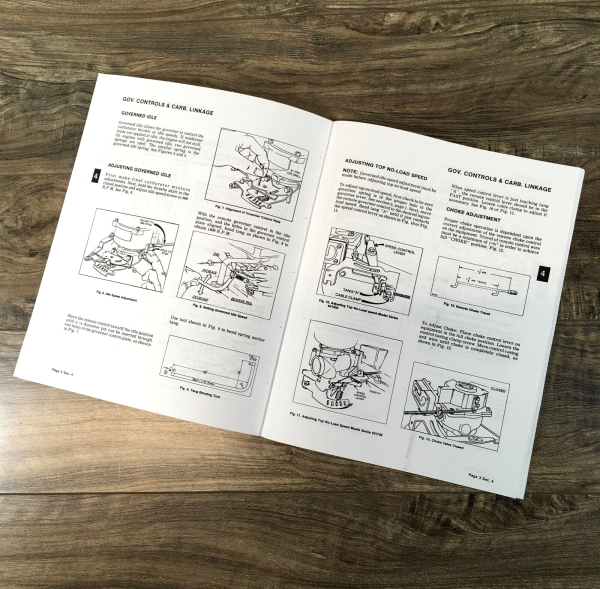 Cub Cadet 1605 1610 Lawn Garden Tractor Service Manual Set Repair Shop Book - Image 11