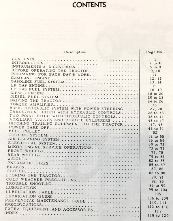 Farmall International 606 Diesel Tractor Service Parts Operators Manual Set D236 - Image 5